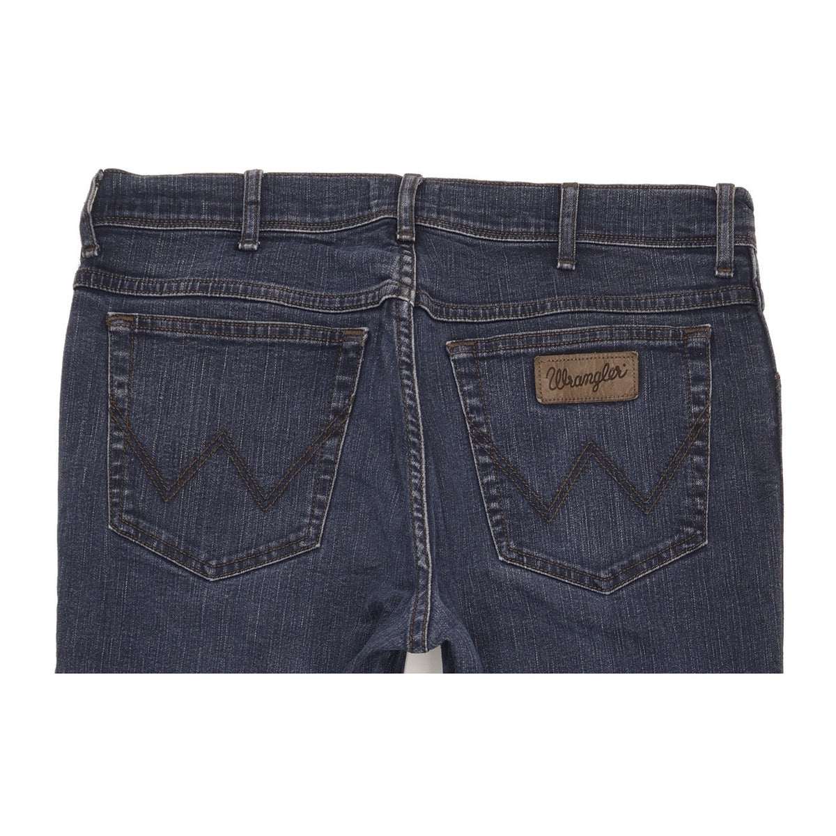 Wrangler Texas Men Blue Straight Regular Stretch Jeans W35 L30