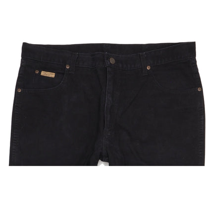 Wrangler Texas Men Black Straight Regular Jeans W38 L31