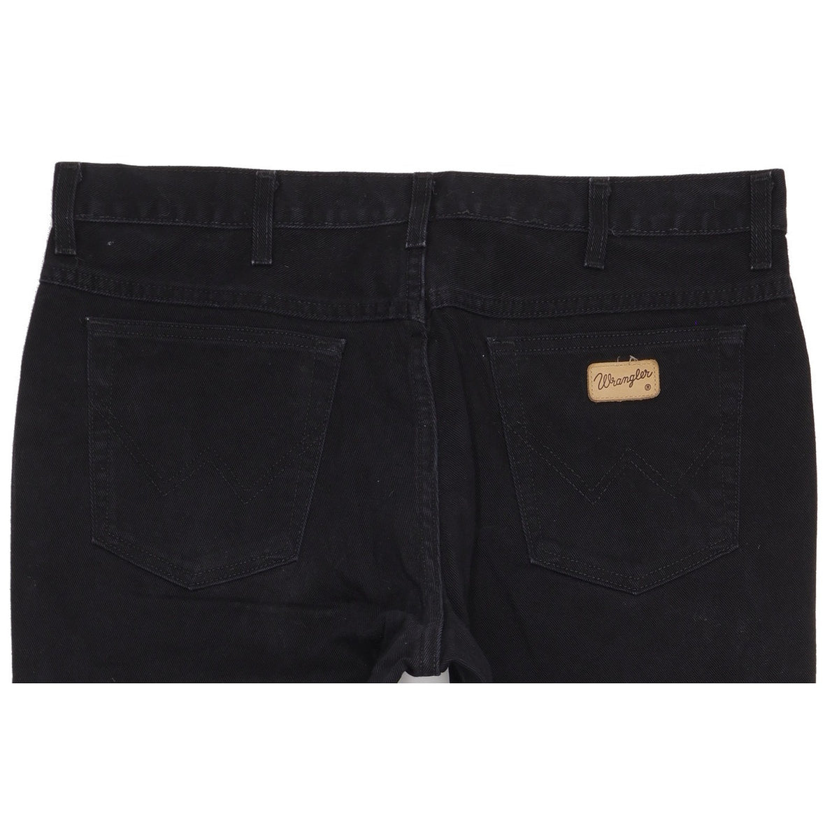 Wrangler Texas Men Black Straight Regular Jeans W38 L31