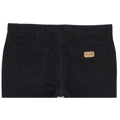 Wrangler Texas Men Black Straight Regular Jeans W38 L31