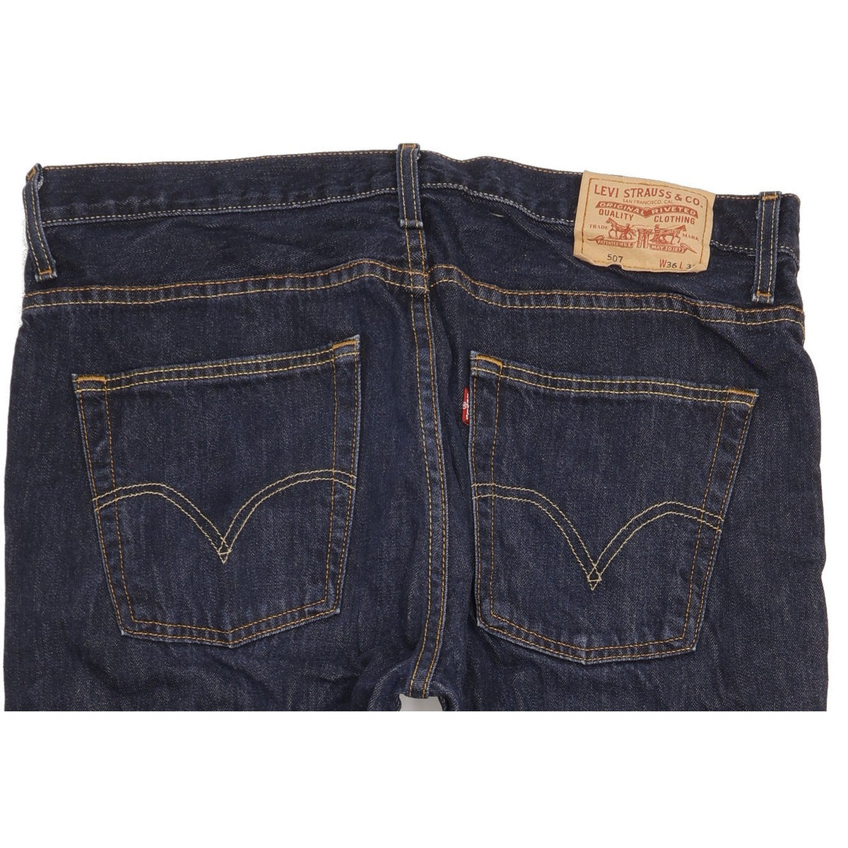 Levi's 507 Men Blue Bootcut Regular Jeans W36 L32