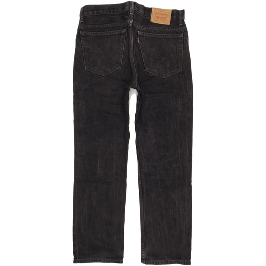 Levi's 516 Men Black Straight Regular Jeans W34 L30