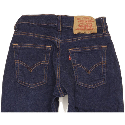 Levi's 583 Women Blue Straight Slim Stretch Jeans W27 L31