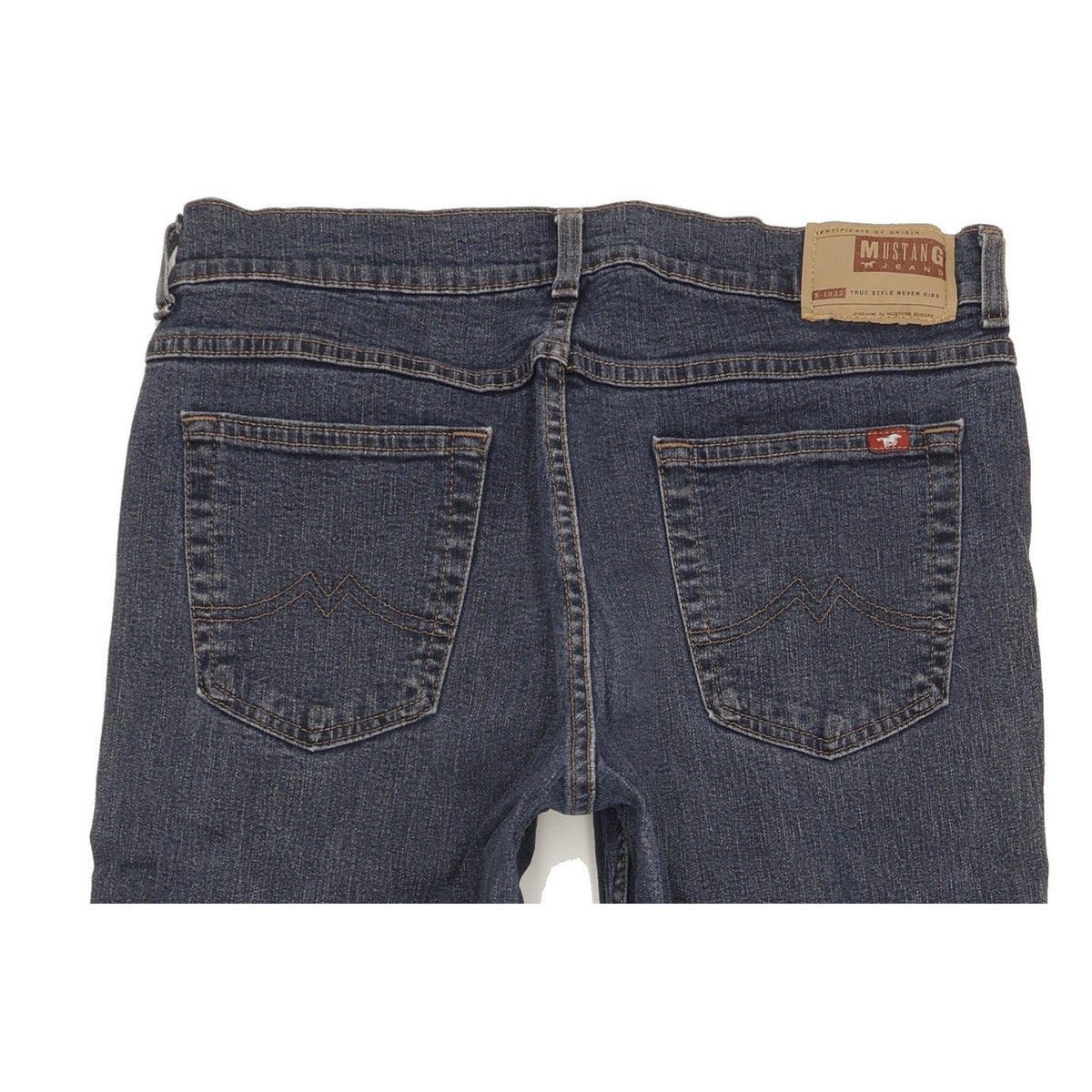 Mustang Big Sur Men Blue Straight Regular Jeans W33 L32