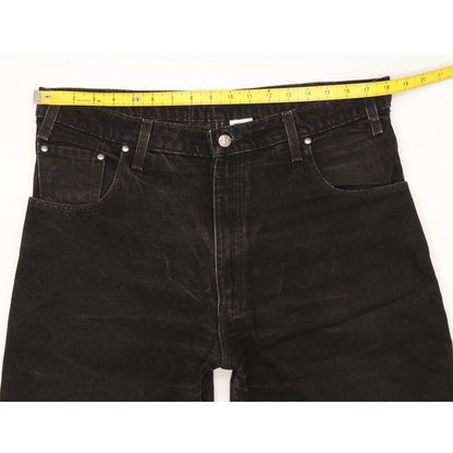 Levi's 545 Made in USA Men Black Straight Loose Jeans W36 L30