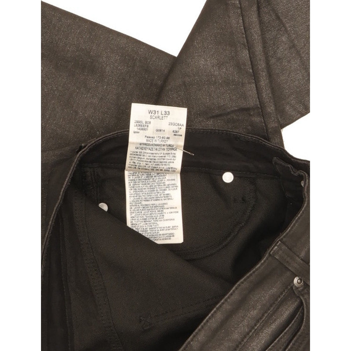 Lee Scarlett Women Black Skinny Slim Stretch Jeans W31 L28