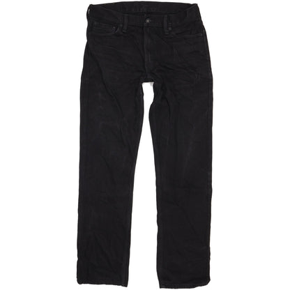 Levi's 504 Men Black Straight Regular Jeans W33 L33