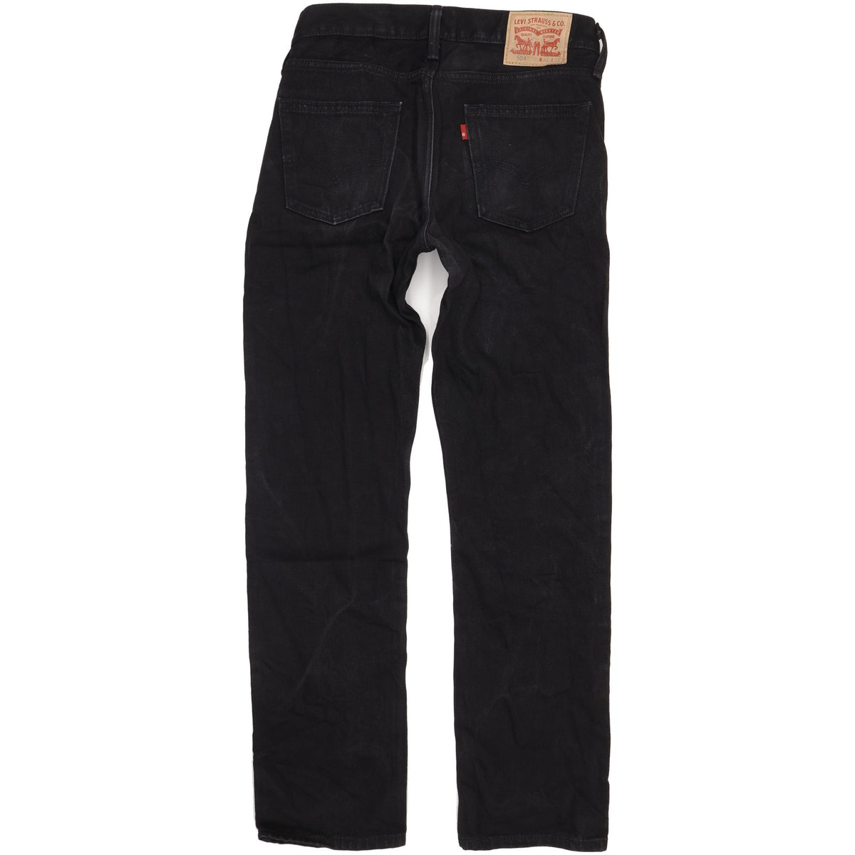 Levi's 504 Men Black Straight Regular Jeans W33 L33