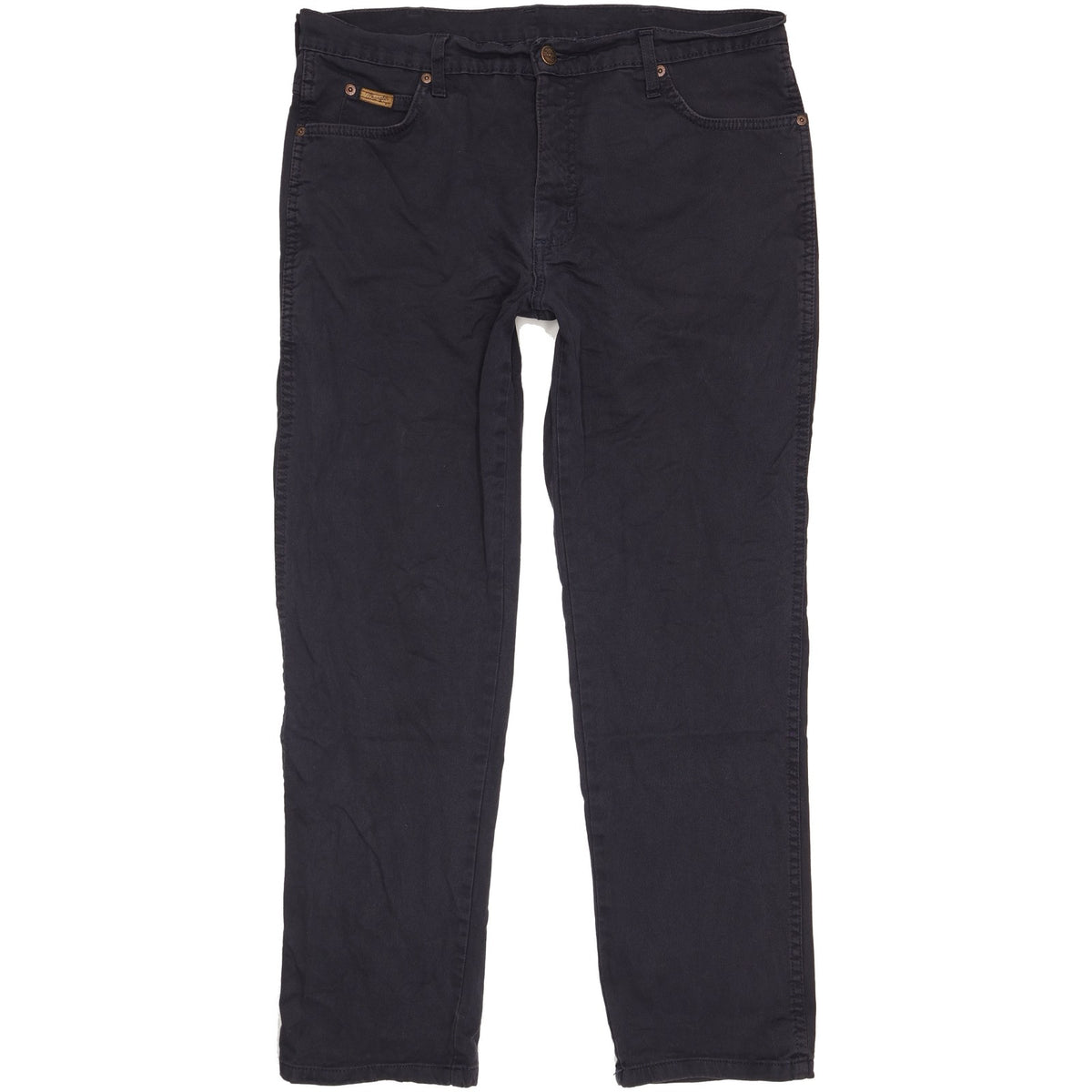 Wrangler Texas Men Navy Straight Regular Stretch Jeans W36 L30