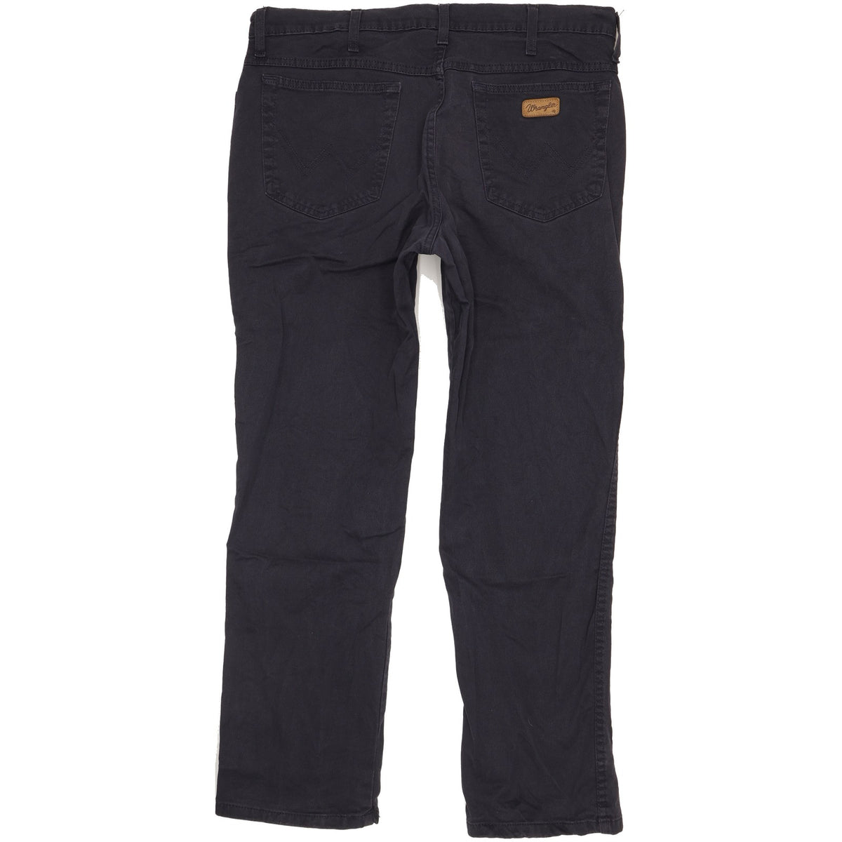 Wrangler Texas Men Navy Straight Regular Stretch Jeans W36 L30
