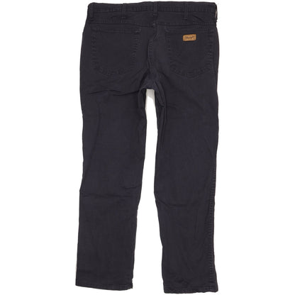 Wrangler Texas Men Navy Straight Regular Stretch Jeans W36 L30