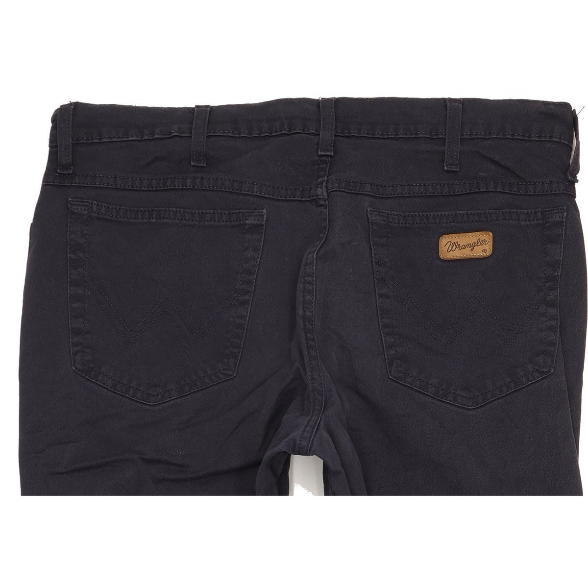 Wrangler Texas Men Navy Straight Regular Stretch Jeans W36 L30