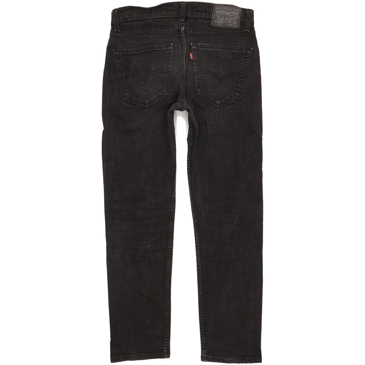 Levi's 502 Men Black Tapered Regular Stretch Jeans W32 L29
