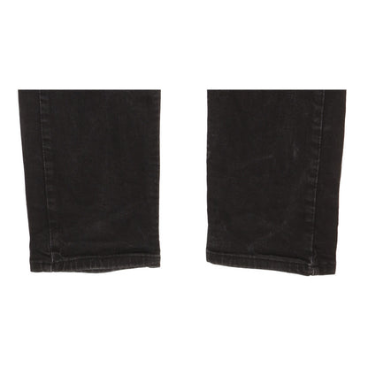 Levi's 502 Men Black Tapered Regular Stretch Jeans W32 L29