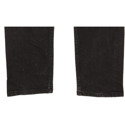 Levi's 502 Men Black Tapered Regular Stretch Jeans W32 L29