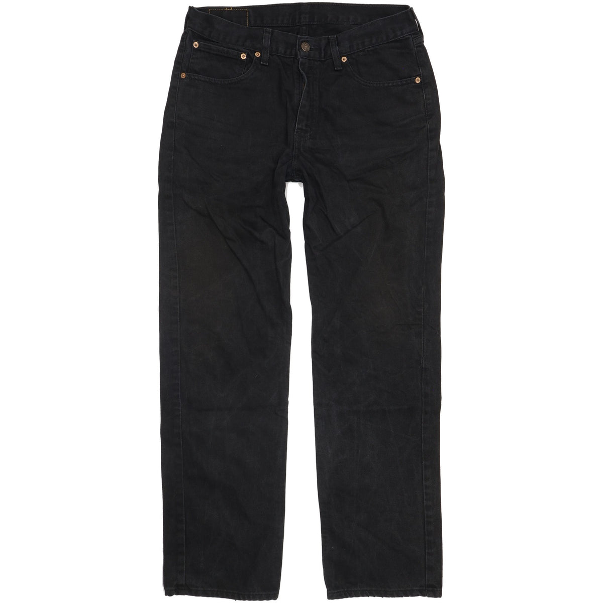Levi's 751 Men Black Straight Regular Jeans W34 L32