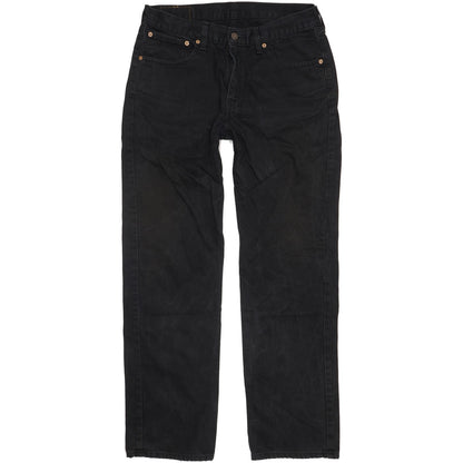 Levi's 751 Men Black Straight Regular Jeans W34 L32