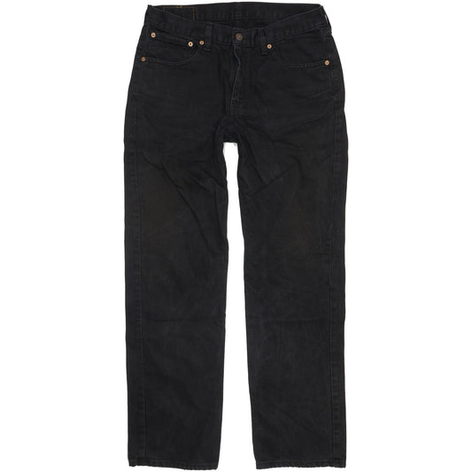 Levi's 751 Men Black Straight Regular Jeans W34 L32