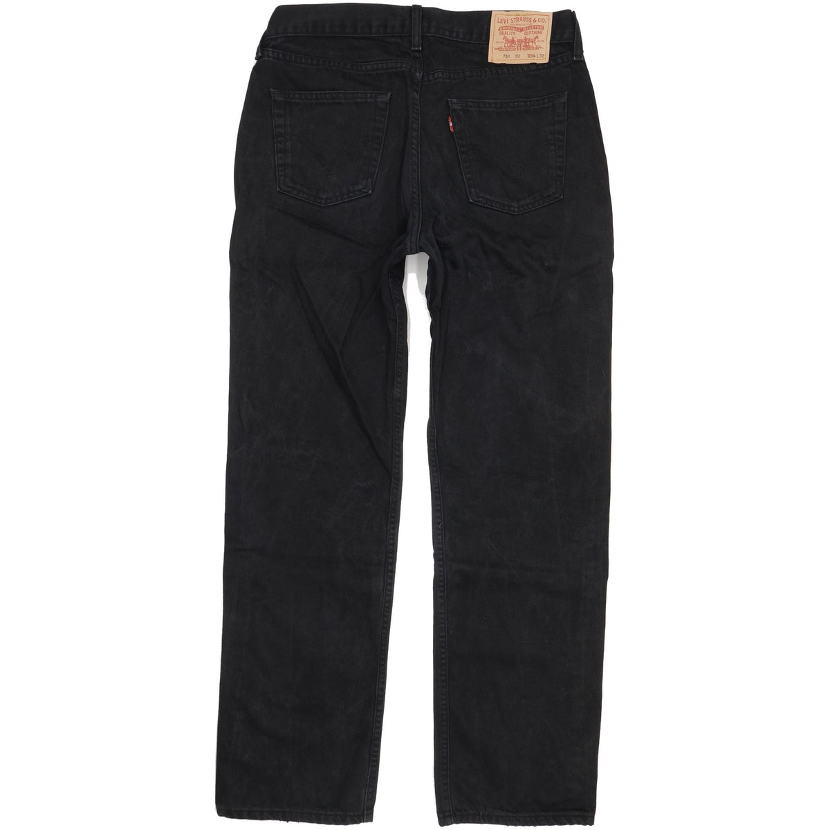 Levi's 751 Men Black Straight Regular Jeans W34 L32