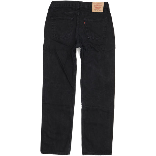 Levi's 751 Men Black Straight Regular Jeans W34 L32