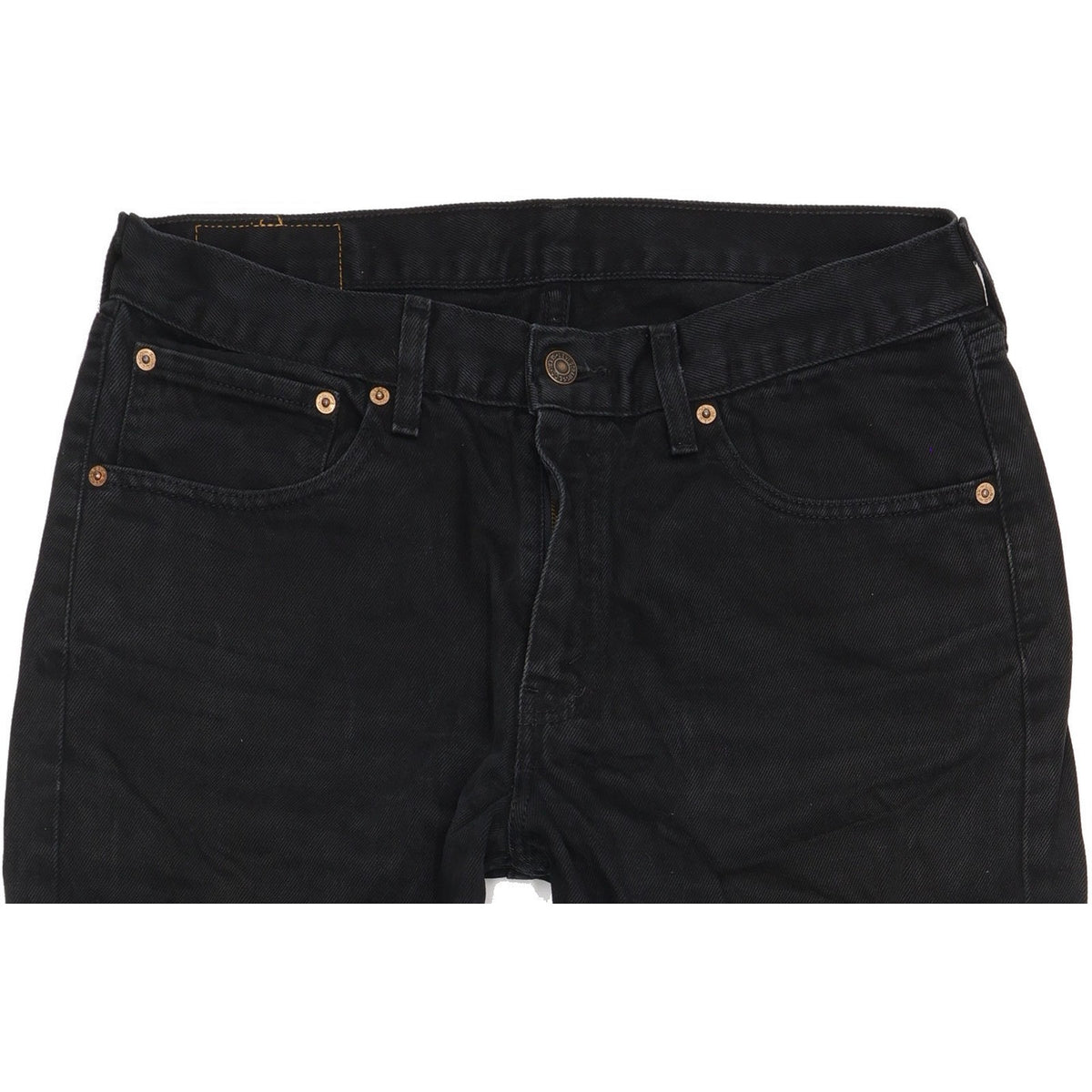 Levi's 751 Men Black Straight Regular Jeans W34 L32