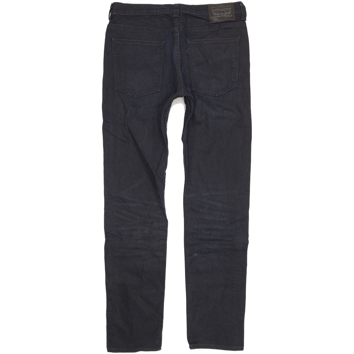 Levi's 508 Men Navy Straight Slim Stretch Jeans W32 L34