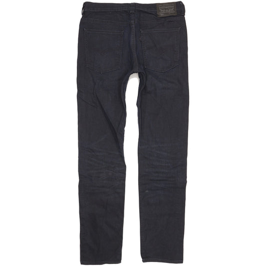 Levi's 508 Men Navy Straight Slim Stretch Jeans W32 L34