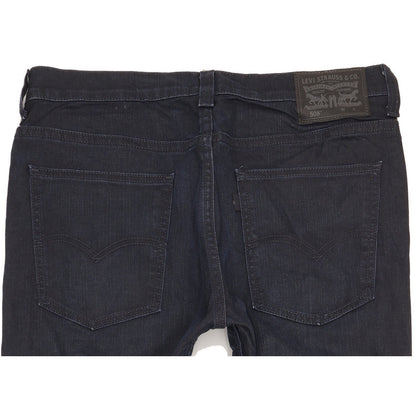 Levi's 508 Men Navy Straight Slim Stretch Jeans W32 L34