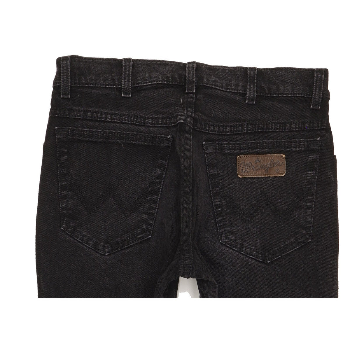 Wrangler Texas Men Black Straight Regular Stretch Jeans W31 L30