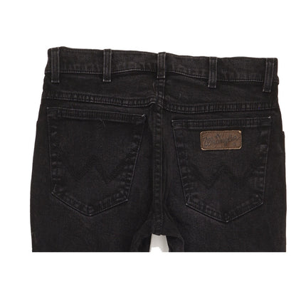 Wrangler Texas Men Black Straight Regular Stretch Jeans W31 L30