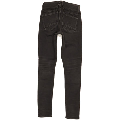 G-Star Lynn Women Black Skinny Slim Jeans W25 L29