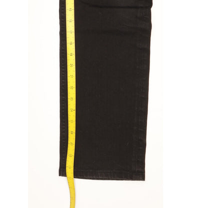 Lee Blake Men Black Straight Regular Stretch Jeans W30 L30