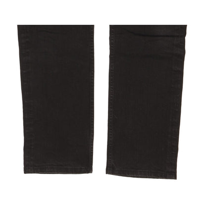 Lee Blake Men Black Straight Regular Stretch Jeans W30 L30