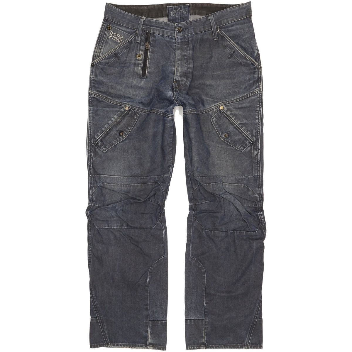 G-Star Scuba 5620 Men Blue Straight Loose Jeans W36 L32