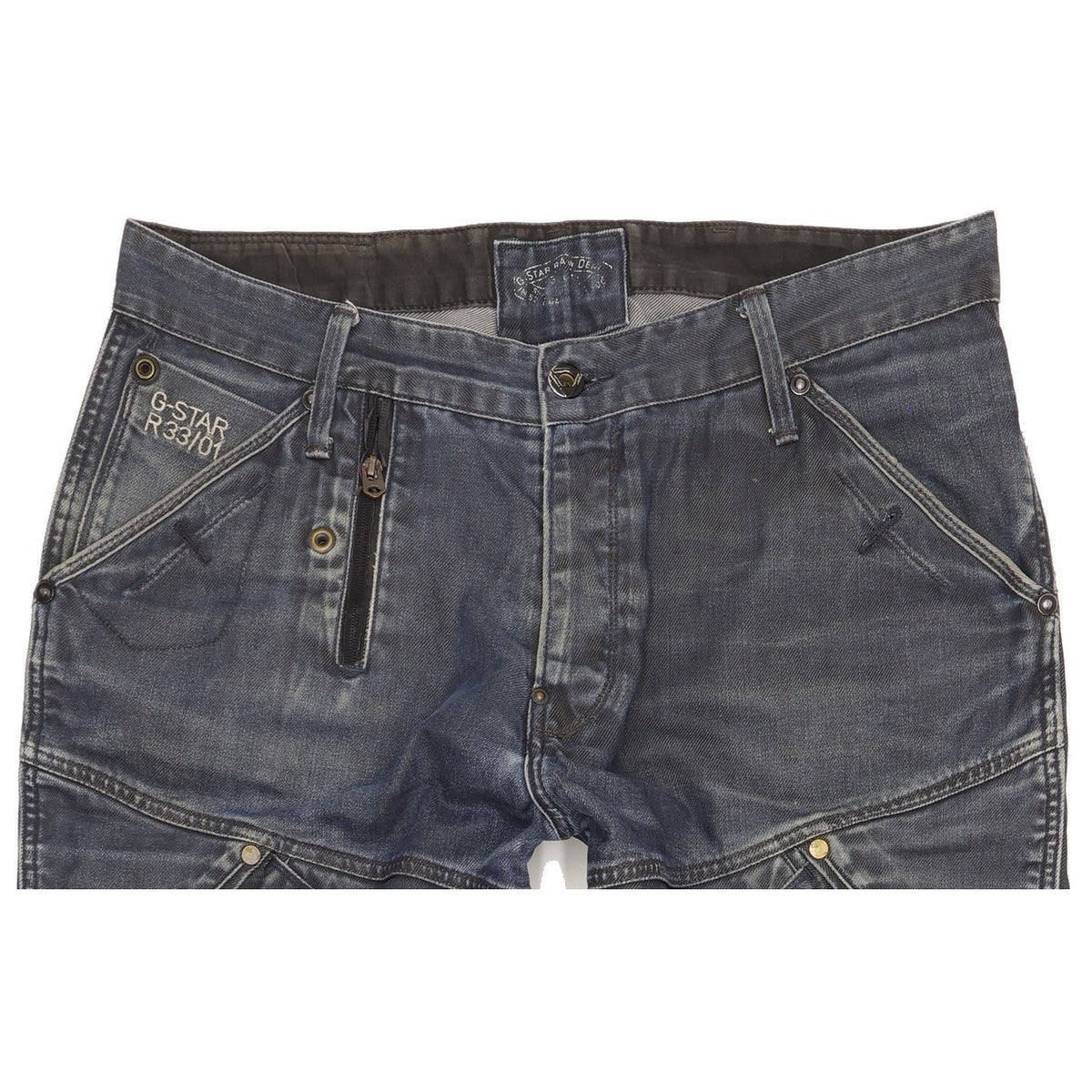 G-Star Scuba 5620 Men Blue Straight Loose Jeans W36 L32