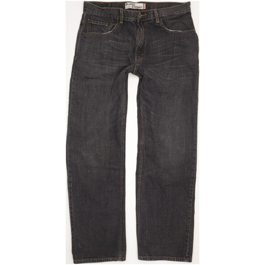 Levi's 559 Men Black Straight Relaxed Jeans W34 L32