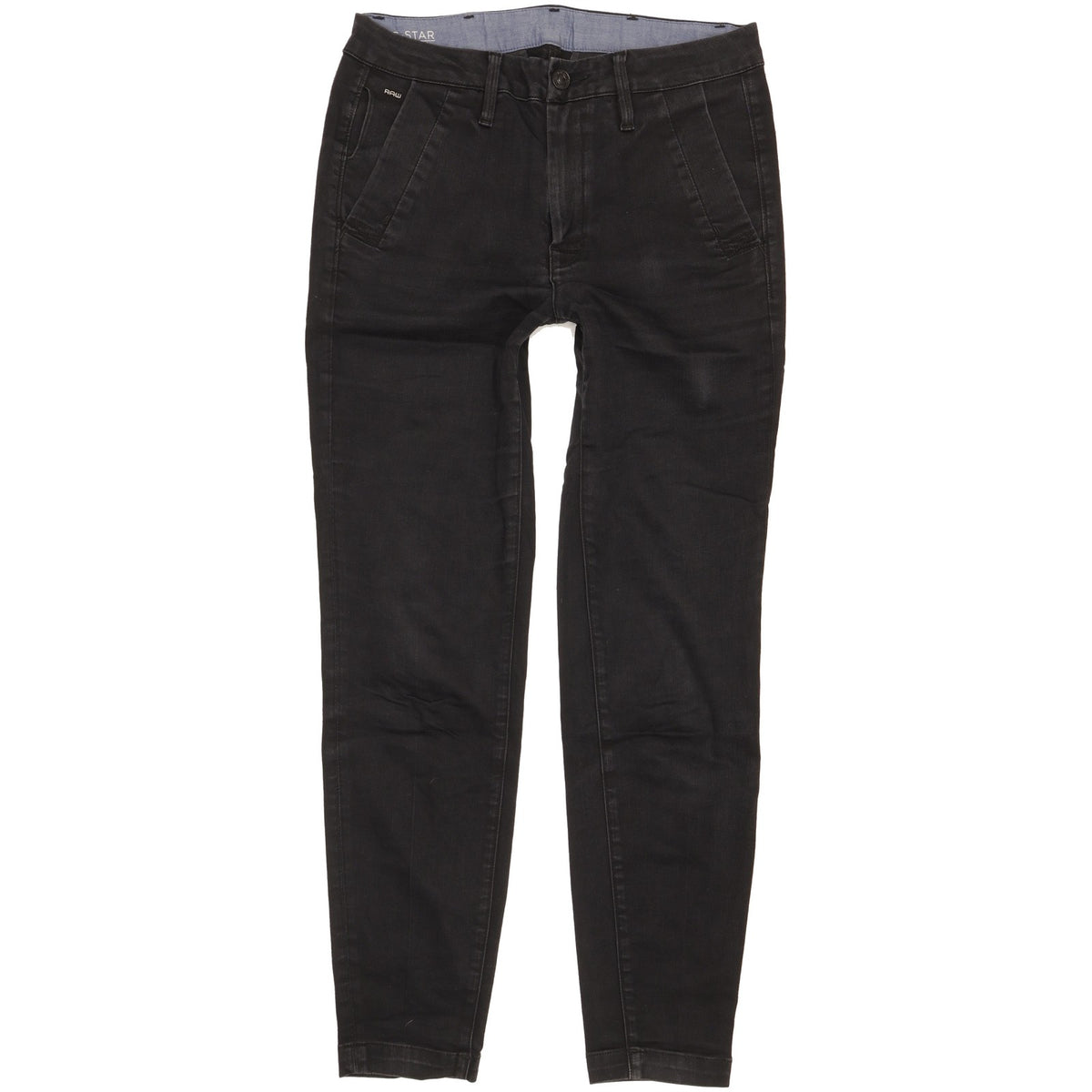 G-Star Bronson Women Black Skinny Slim Chino Stretch Jeans W26 L27