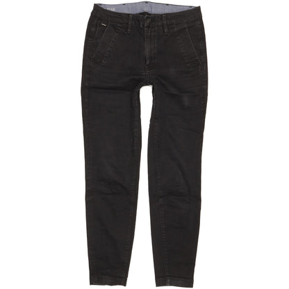 G-Star Bronson Women Black Skinny Slim Chino Stretch Jeans W26 L27