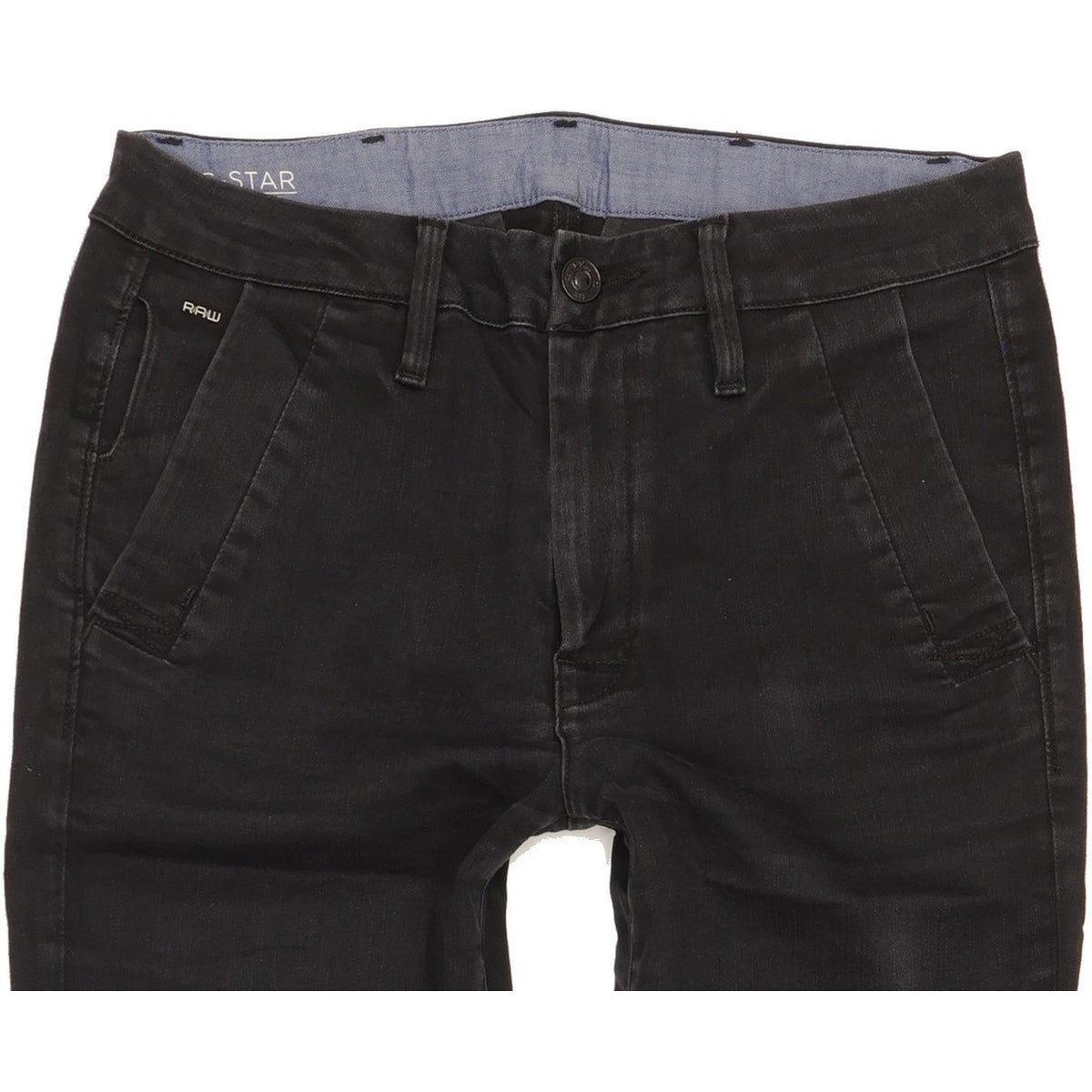 G-Star Bronson Women Black Skinny Slim Chino Stretch Jeans W26 L27
