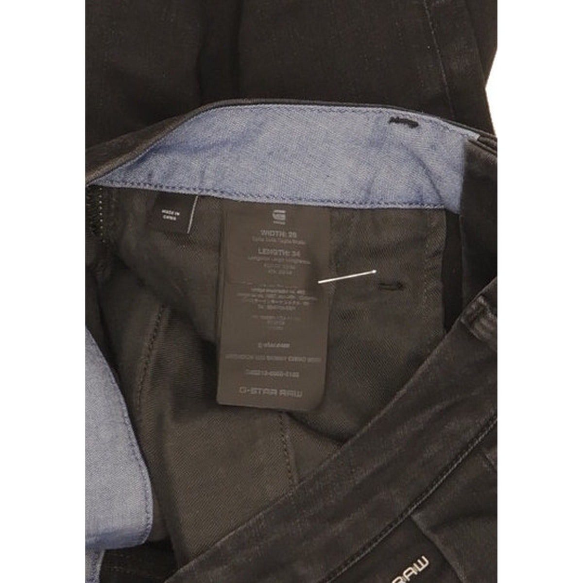 G-Star Bronson Women Black Skinny Slim Chino Stretch Jeans W26 L27