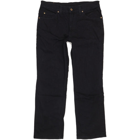 Mustang Men Black Straight Regular Stretch Jeans W34 L29