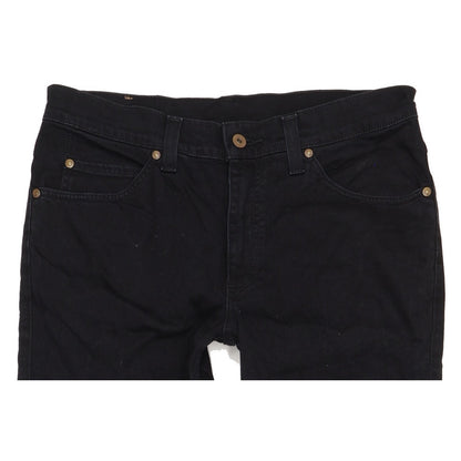 Mustang Men Black Straight Regular Stretch Jeans W34 L29