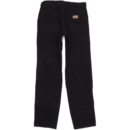 Wrangler Indiana Men Black Straight Regular Jeans W32 L33
