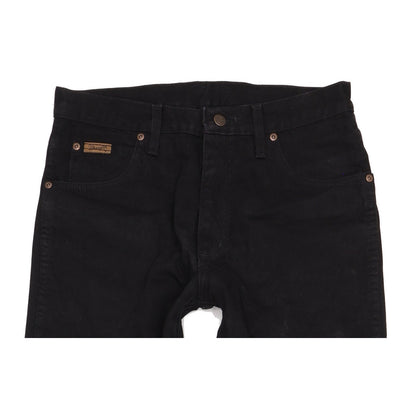 Wrangler Indiana Men Black Straight Regular Jeans W32 L33
