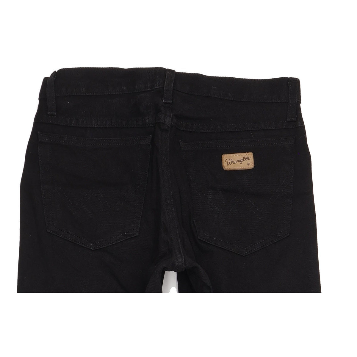Wrangler Indiana Men Black Straight Regular Jeans W32 L33