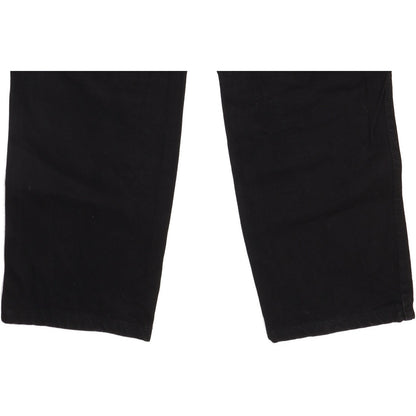 Wrangler Indiana Men Black Straight Regular Jeans W32 L33