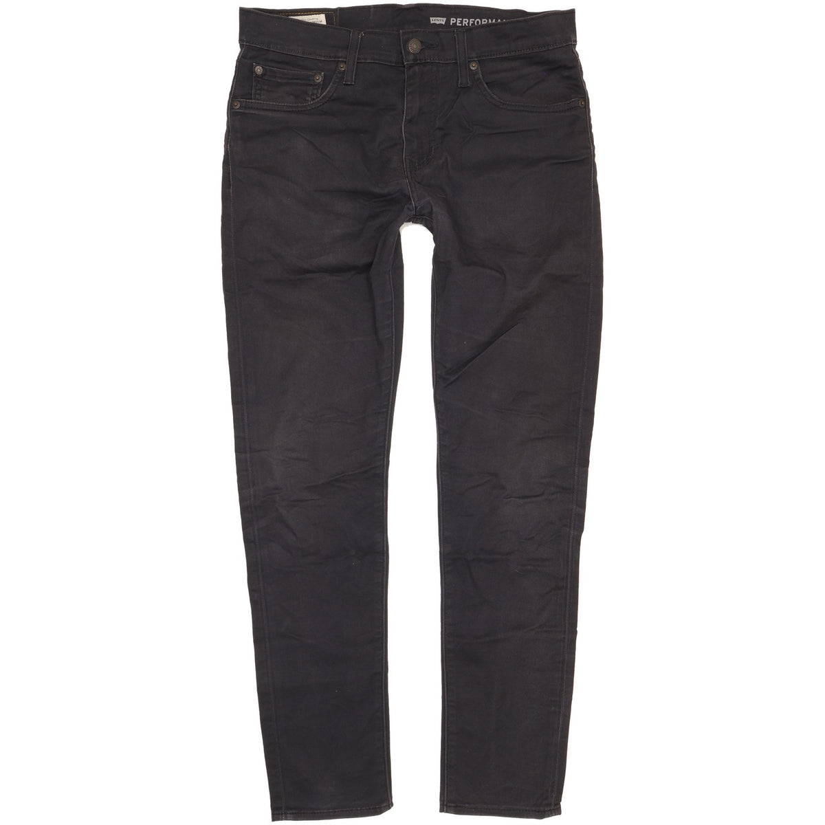 Levi's 512 Men Black Tapered Slim Stretch Jeans W31 L31