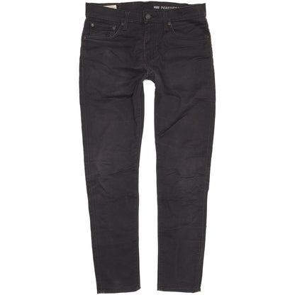 Levi's 512 Men Black Tapered Slim Stretch Jeans W31 L31