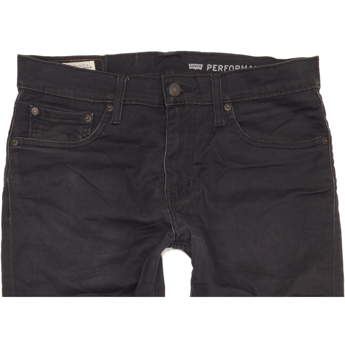 Levi's 512 Men Black Tapered Slim Stretch Jeans W31 L31