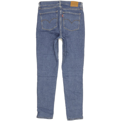 Levi's 721 Blue Skinny Slim Stretch Jeans High Waisted W30 L28